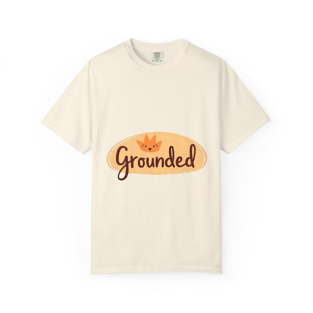 Grounded Graphic T-Shirt, Soft Garment-Dyed Unisex Tee