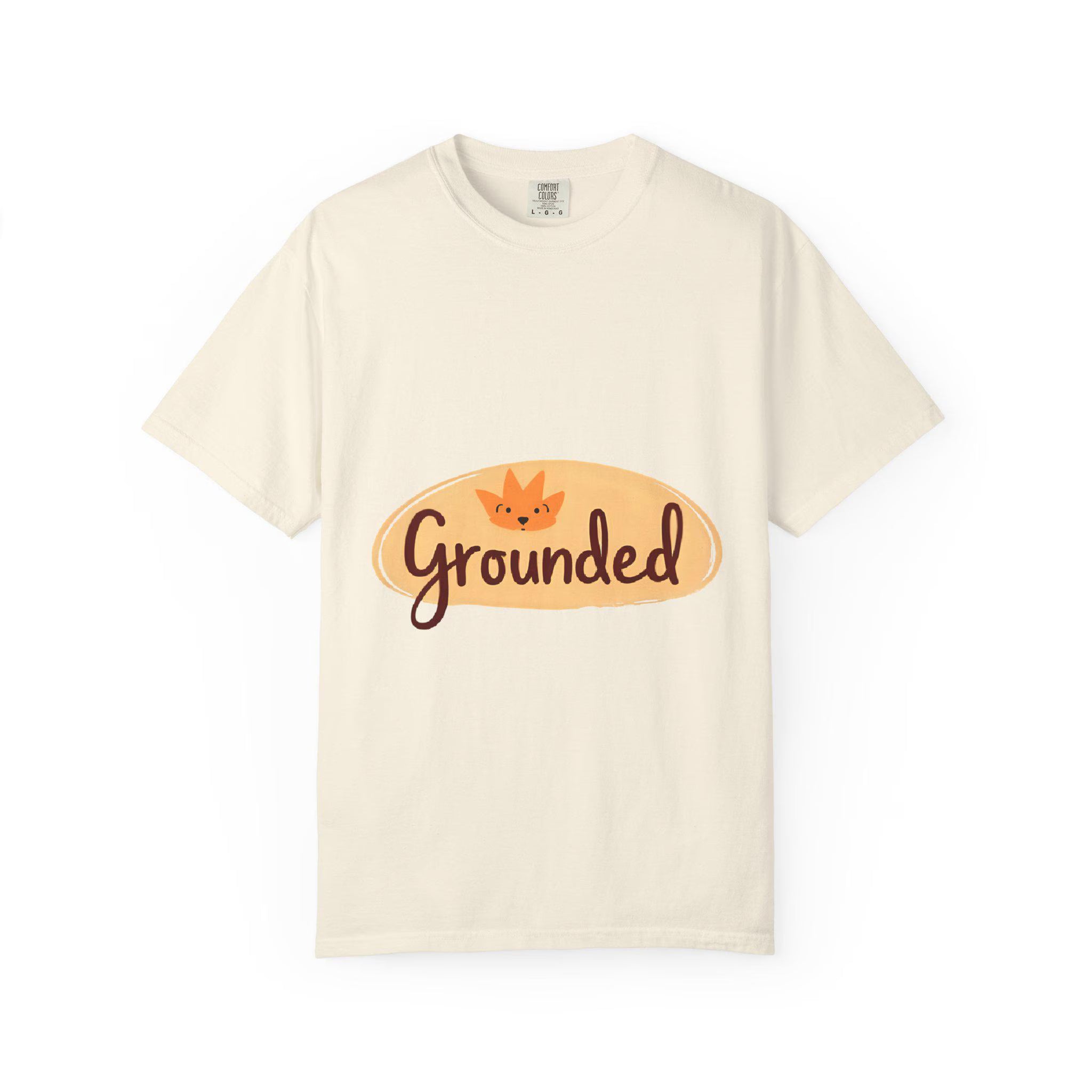 Grounded Graphic T-Shirt, Soft Garment-Dyed Unisex Tee